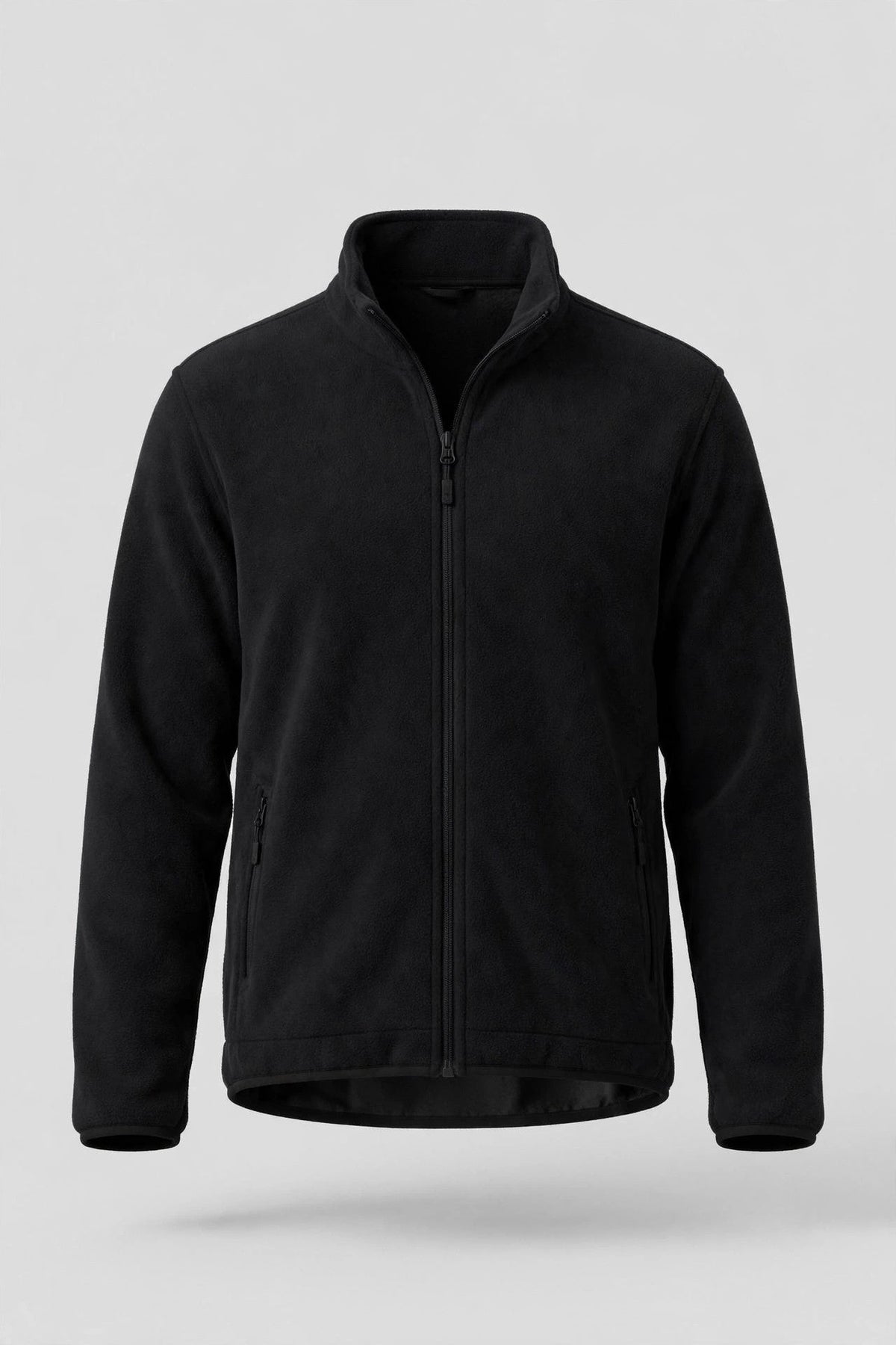 Custom Embroidered Full-Zip Jacket - black