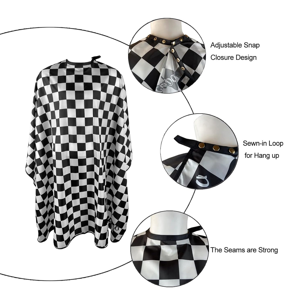 Custom Barber Cape – Personalized Waterproof Salon Cape
