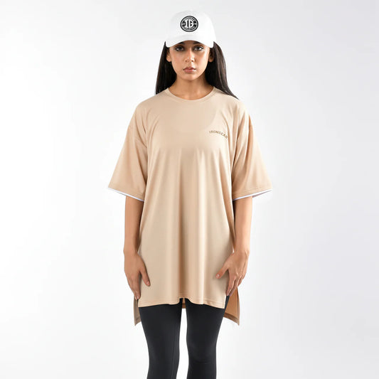 The Modest Top 2.0 - Beige