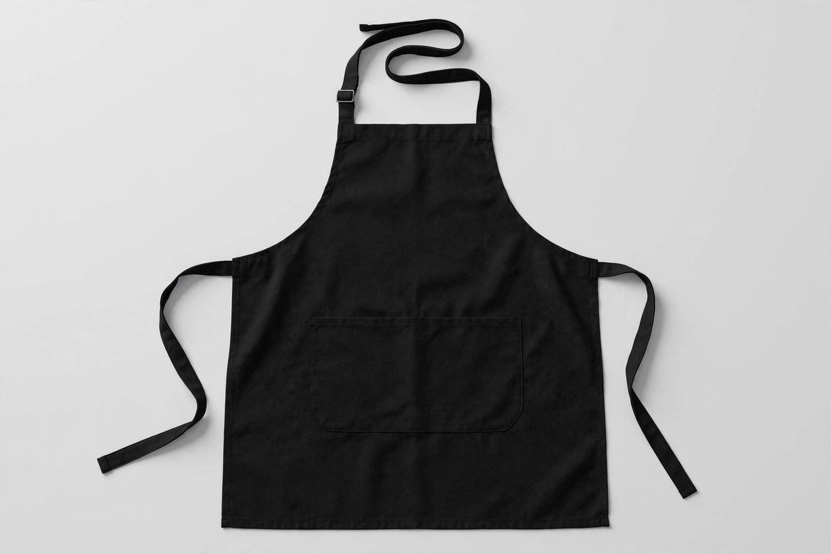 Custom Logo Work Apron - black bib