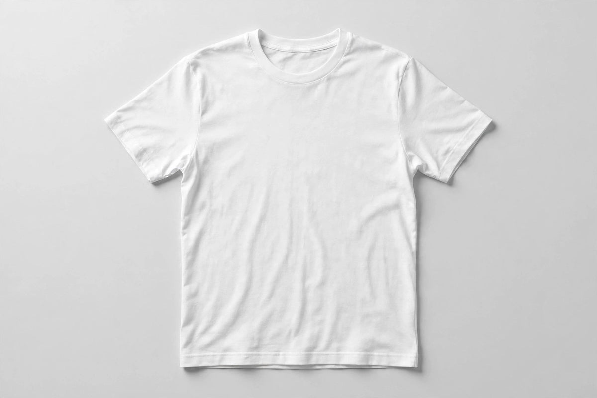 Custom Printed T-Shirt - white